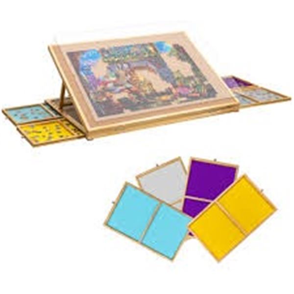 NEW BECKO 1500PC JIGSAW PUZZLE BOARD W STAND