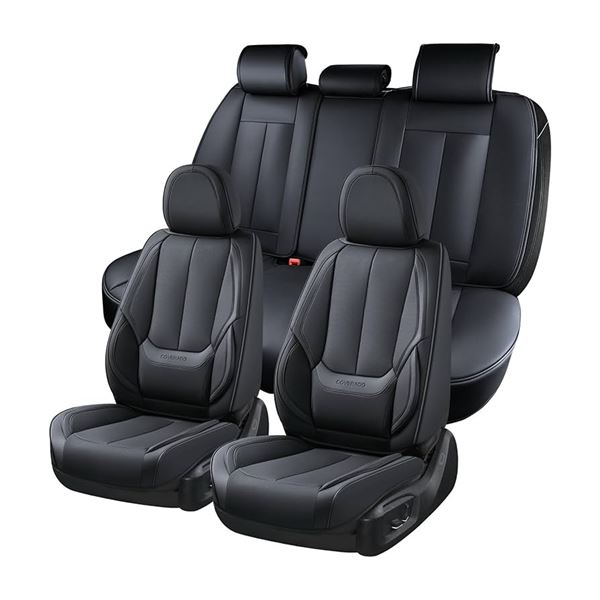 NEW REPACKED COVERADO SEAT COVERS FULL SET BLACK