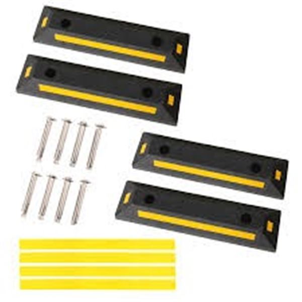 NEW PUNMEW PARKING STOPPER FOR GARAGE 4PCS