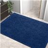 Image 1 : NEW HIYARD DURABLE FRONT DOOR MAT 47" X 32" BLUE