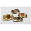 Image 1 : LOT OF VARIOUS WOMANS STONE BELT BUCKLES