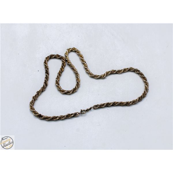 925 SILVER 16.4 GRAM NECKLACE-ESTATE