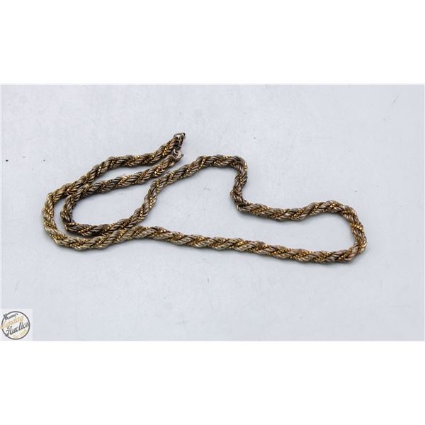 925 SILVER 14.6 GRAM NECKLACE-ESTATE