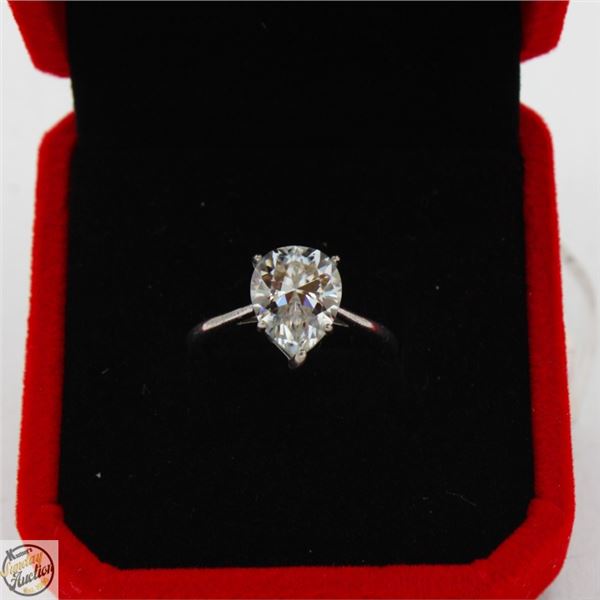 #3447-3.00 CT GRA CERTIFIED PEAR CUT