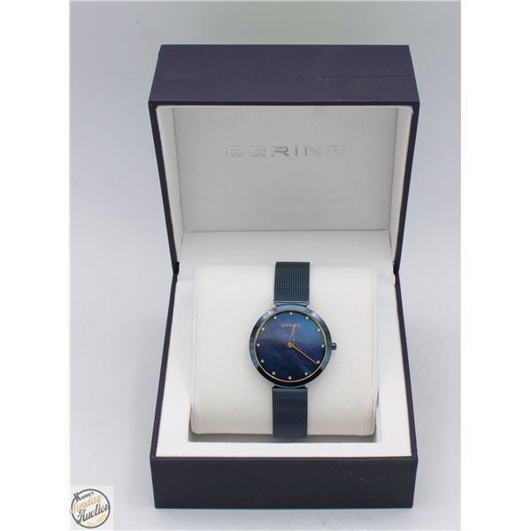 NEW LADIES BERING WATCH, 33MM CASE