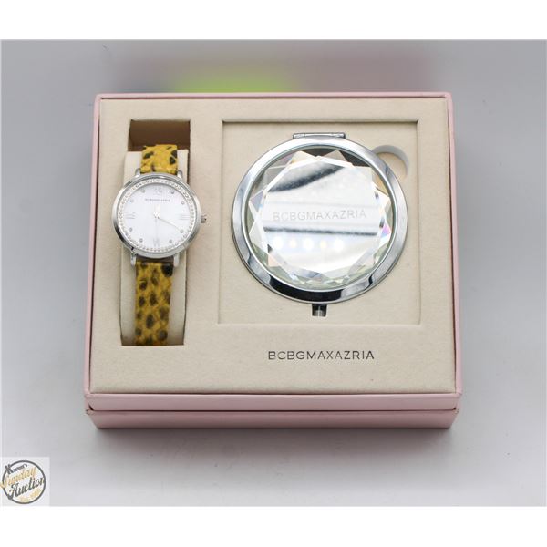 NEW BCBGMAXAZRIA WATCH SET, 36MM CASE