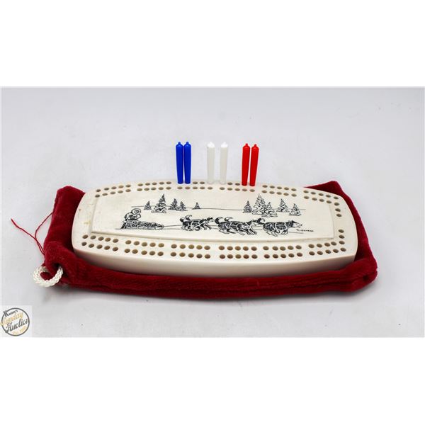 PEARLITE BY MARBLECRAFT HANDCRAFTED CRIBBAGE