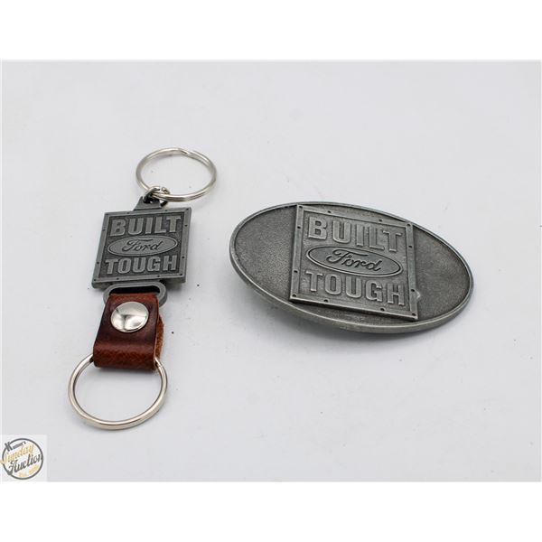 NEW OLD STOCK BUILT FORD TOUGH BELT BUCKLE &
