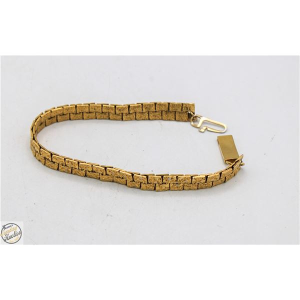 VINTAGE MEN'S BRACELET, 8 IN LONG