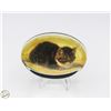 Image 1 : VINTAGE CAT PAPERWEIGHT WITH FLOCKED BOTTOM
