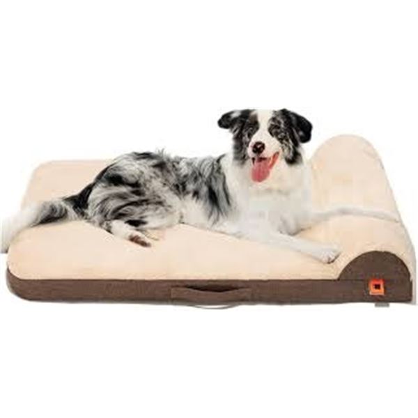 BRAND NEW MEWOOFUN ORTHOPEDIC BROWN DOG BED