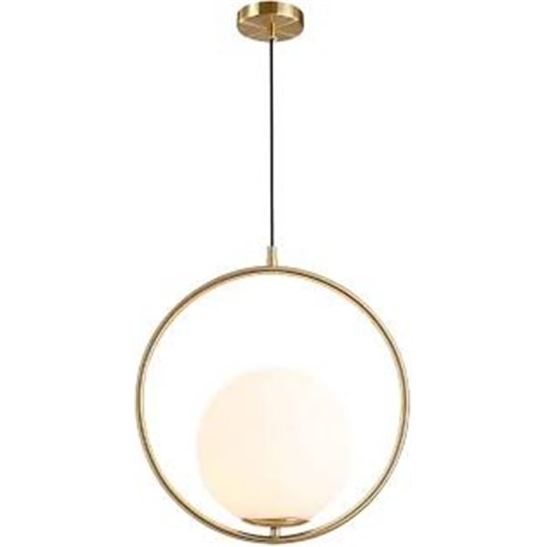 NEW BOKT MID CENTURY MODERN 1-LIGHT GLOBE CHANDELI