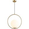 Image 1 : NEW BOKT MID CENTURY MODERN 1-LIGHT GLOBE CHANDELI