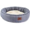 Image 1 : NEW AMERICAN KENNEL CLUB 31" PLAID ROUND DOG BED
