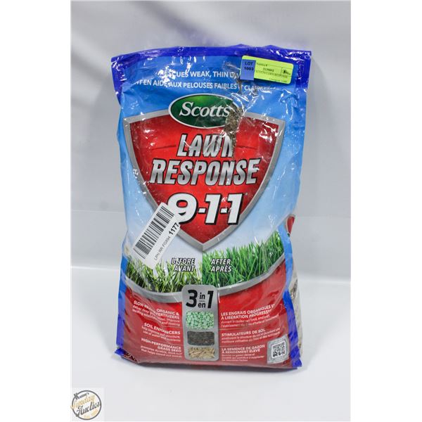 10.5LBS SCOTTS LAWN RESPONSE 9-1-1