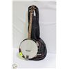 Image 1 : DEGAS BANJO TENOR 4-STRING WITH SOFT CASE