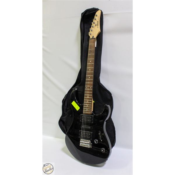 YAMAHA BG ERG 121C BLACK WITH SOFT CASE