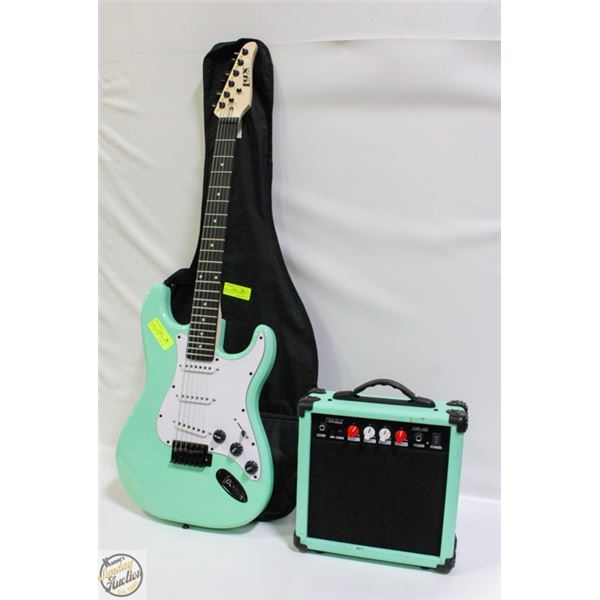 LYX PRO ELECTRIC GREEN WITH AMP + SOFT CASE