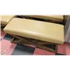 Image 1 : CROSS FRAMED SOFT CUSHIONED BENCH 48" X 18" X 20"