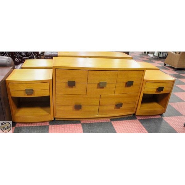 3PC FLEETWOOD FINE FURNITURE CEDAR NIGHTSTANDS