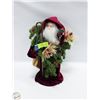 Image 1 : FATHER CHRISTMAS WITH VELVET ROBE 14"