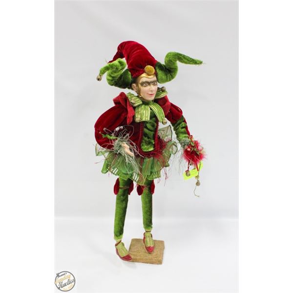 CHRISTMAS JESTER- 22" TALL
