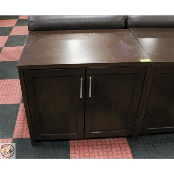 3 DRAWER SINGLE DOOR CABINET 34" X 24" X 30"