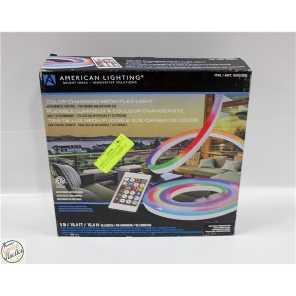 AMERICAN LIGHTING COLOR CHANGING NEON FLEX LIGHT