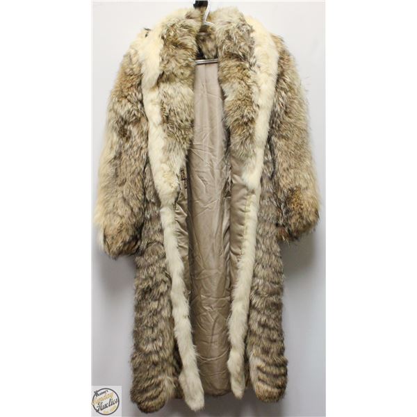 NATURAL COYOTE WITH SHADOW FOX WITH