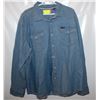 Image 3 : MENS WRANGLER JEAN SHIRT LONG SLEEVE XXL