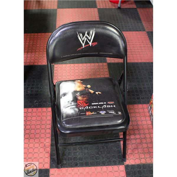 WWE CHRIS BENOIT COLLECTORS FOLDING CHAIR