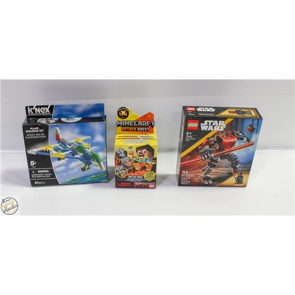 NEW 3 IEMS STAR WAR'S LEGO