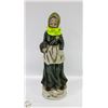 Image 2 : VINTAGE HOMCO CERAMIC OLD WOMAN HOLDING BASKET