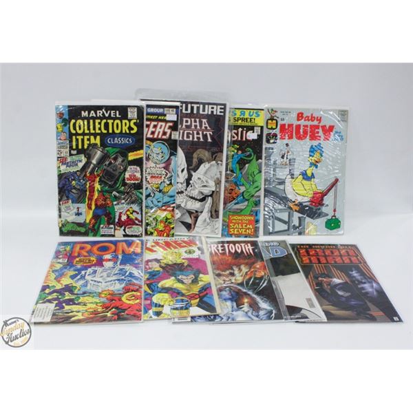 LOT OF 10 COLLECTOR COMICS