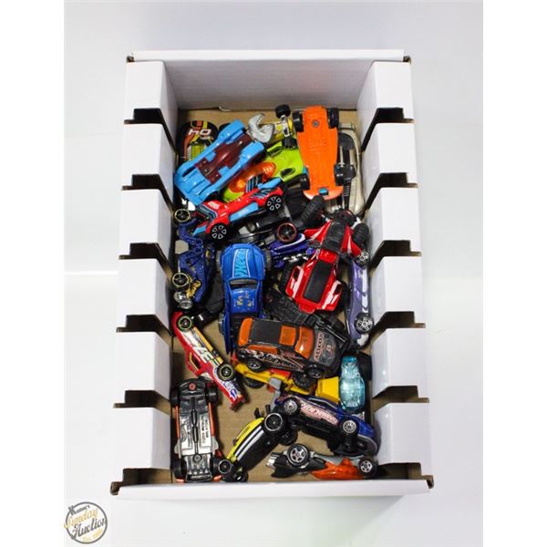 FLAT OF DIECAST TOY CARS VINTAGE - MODERN