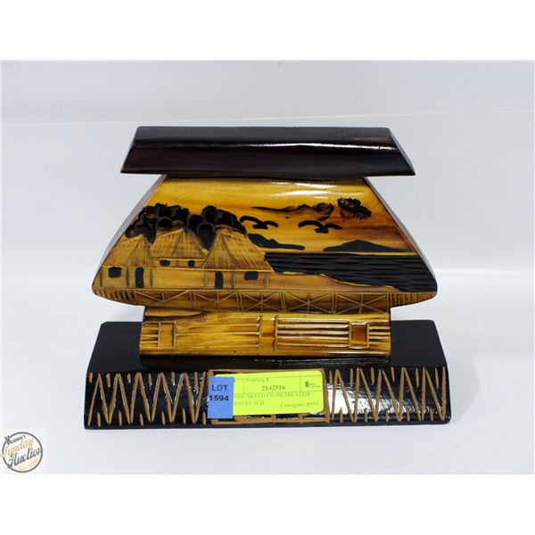 HANDCARVED FROM TREATED WOOD BEACH