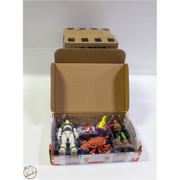 NEW - 2 SETS DISNEY BUZZ LIGHTYEAR TOY SETS