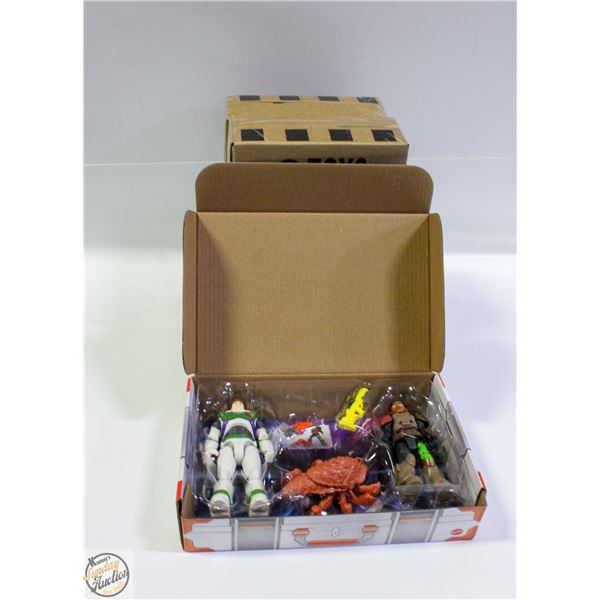 NEW - 2 SETS DISNEY BUZZ LIGHTYEAR TOY SETS