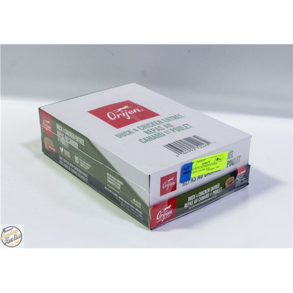 CASE OF 12 CAT FOOD DUCK & CHICKEN 155G BB 10/25.
