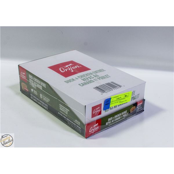 CASE OF 12 CAT FOOD DUCK & CHICKEN 155G BB 10/25.