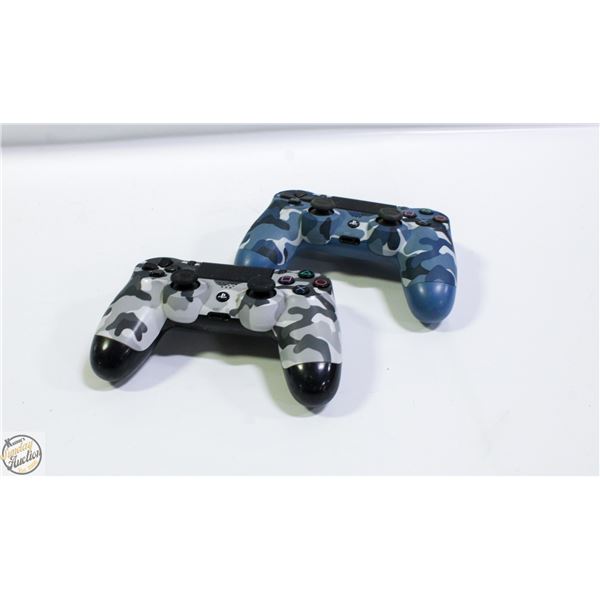 2 PS4 CONTROLLERS