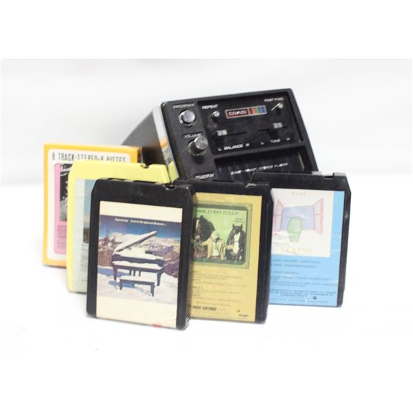 VINTAGE VEHICLE 8-TRACK PLAYER (NOT TESTED) &