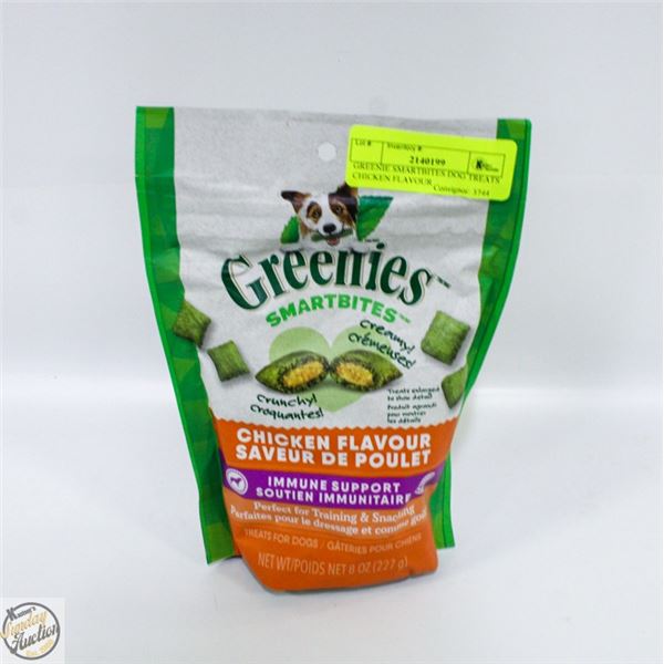 GREENIE SMARTBITES DOG TREATS CHICKEN FLAVOUR
