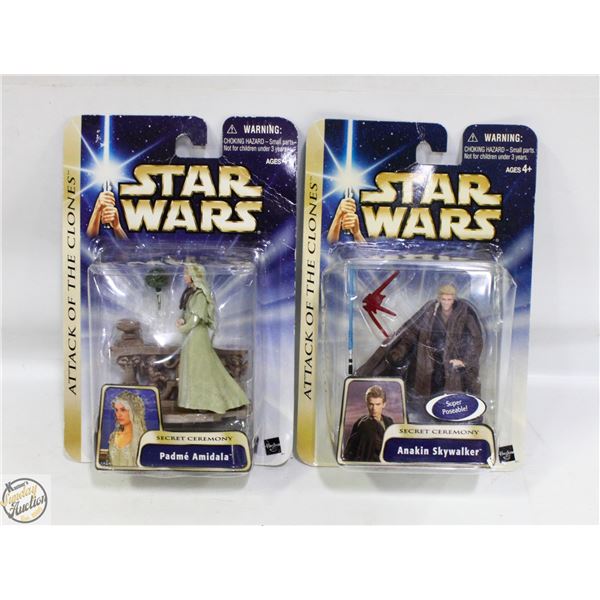 SEALED (2) 2003 HASBRO STAR WARS