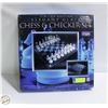 Image 1 : NEW CHESS AND CHECKERS SET