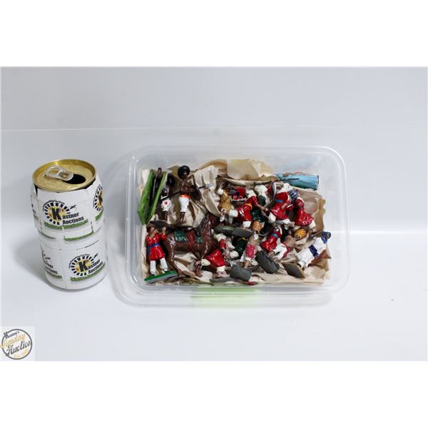 5 SOLDIERS + 10 VARIOUS LEAD