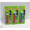 Image 1 : VINTAGE 3 (SEALED) PEZ SMURF'S