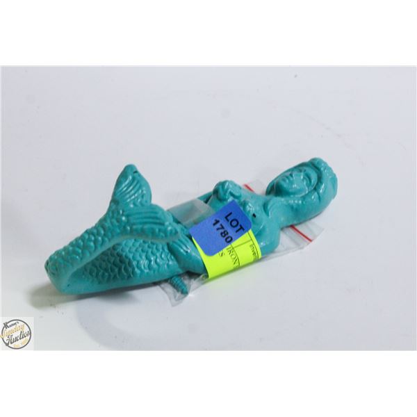 CAST IRON MERMAID WALL HOOK 6 INCHES