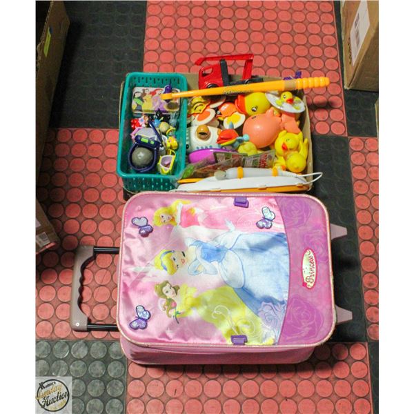 DISNEY PRINCESS KIDS SUITCASE + FLAT OF
