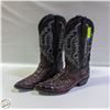 Image 1 : MENS SZ 11 TEXAS LEGACY HANDMADE ALLIGATOR